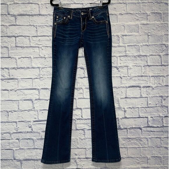 Miss me mid rise boot cut jeans dark wash - Picture 9 of 10